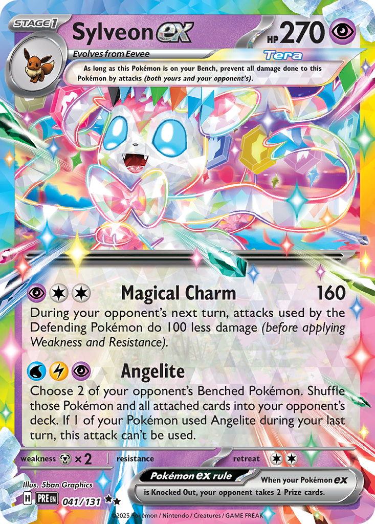 Prismatic Evolutions Sylveon ex #041/131
